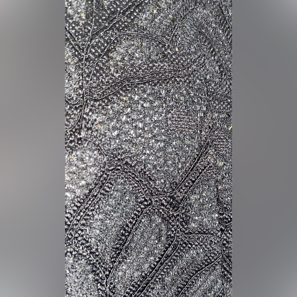 HALSTON HERITAGE Shimmer Floral Jacquard One-Shoulder Cocktail Dress - Picture 6 of 14